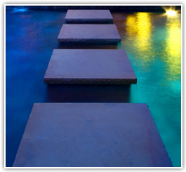 Stepping Stones in the Pool